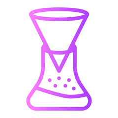 coffee filter gradient icon