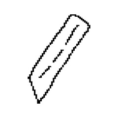 Pixeled shape scribble