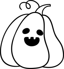 Pumpkin Ghost illustration