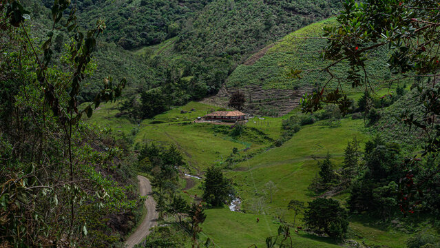 Casa Campestre Campesina En Zona Montañosa Colombiana