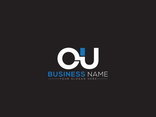 Initial OU Logo Icon, Colorful Ou o&u Logo Letter Victor Image Design