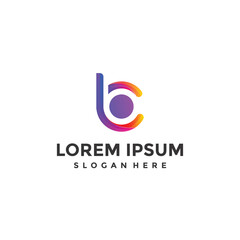 bc colorful logo design