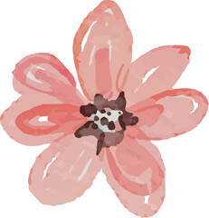 botanical watercolor element