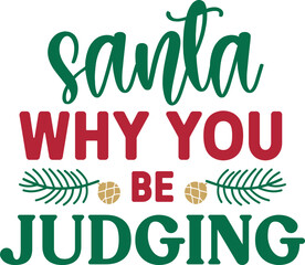 Santa Why You Be Judging