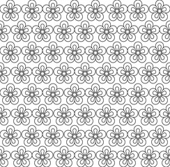 Vector line flowers square for footage background wallpaper and seamless artwork illustration texture of vector graphic design isolated flat trendy design for fabric cotton beautiful pattern colorful 