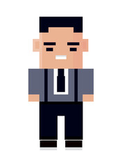 man character pixel 8 bit