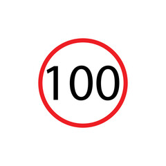 a vector in the form of a traffic sign symbol or icon