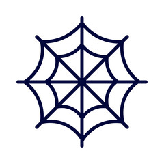 halloween spiderweb icon linear