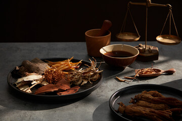 With only priceless herbs like dried mushrooms, cinnamon, ginseng, cordyceps, etc., traditional...