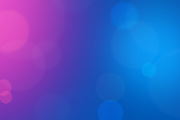 Blue and purple gradient bokeh background