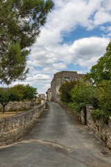 Fototapeta na wymiar road to the fortress