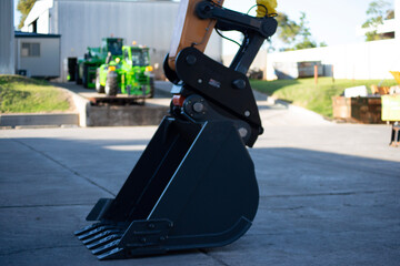 Excavator bucket with a quick hitch © SeenWorx