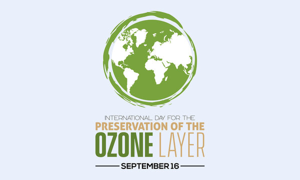 Vector illustration design concept of International day for the preservation of the ozone layer observed on every september 16.