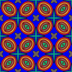 
Abstract ethnic rug ornamental seamless pattern.Perfect for fashion, textile design, cute themed fabric, on wall paper, wrapping paper, fabrics and home decor.