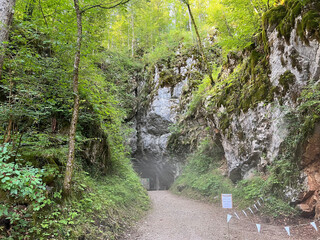 Križna cave or Krizna cave, Slovenia (Die Höhle Krizna jama - Grahovo, Slowenien) or Križna...
