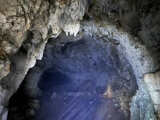 Križna cave or Krizna cave, Slovenia (Die Höhle Krizna jama - Grahovo, Slowenien) or Križna jama, Slovenija