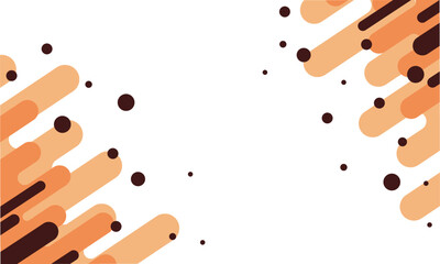 Background with abstract white and brown modern elegant design