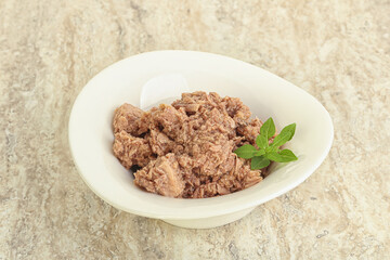 Canned tuna fish for salad