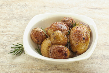 Roasted baby potato with rosemary