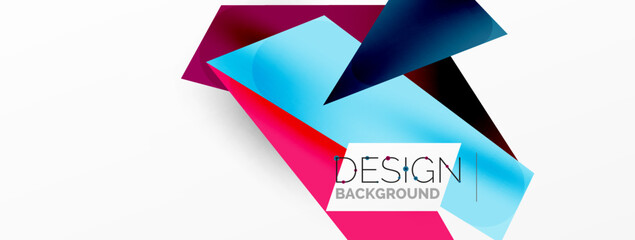 Background abstract overlapping shapes. Minimal composition vector illustration for wallpaper banner background or landing page