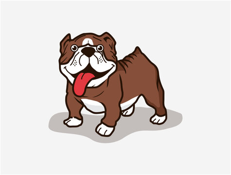 Cute dog illustration