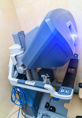 Clinical surgery laboratory room. Innovative technology in a modern hospital operating room.