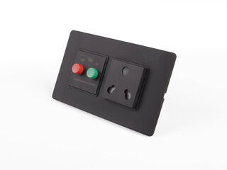 Electricity Switch board in black colour, heavy Electric switch Board for Wall under Mount