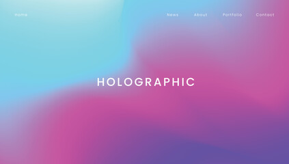 Fototapeta premium Trendy gradient background, colorful abstract fluid 3d shapes. Futuristic design wallpapers for banners, posters, covers, flyers, presentations, advertisements, landing pages