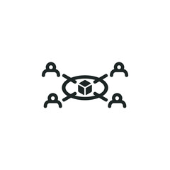 Customer Focused Product Development icon isolated on white background