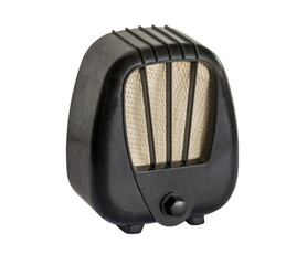 Antique black radio