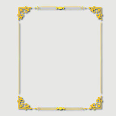 Frame, in the style of an ornament, Vector illustration eps 10, Art.