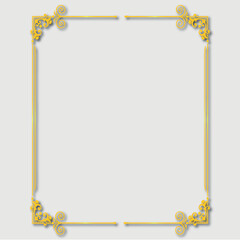 Fototapeta premium Frame, in the style of an ornament, Vector illustration eps 10, Art.