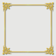 Frame, in the style of an ornament, Vector illustration eps 10, Art.