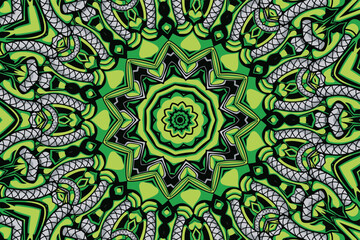 Festival art seamless pattern mandala design. ethnic geometric colorful print