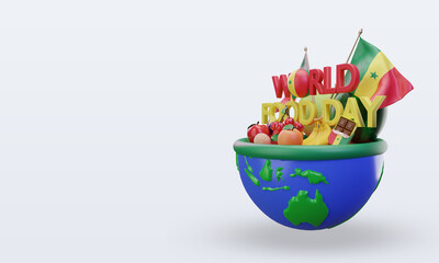 3d World Food Day Senegal rendering right view