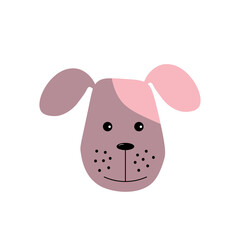Fototapeta premium Cute colorful dog. Vector illustration for diaries, notebooks, scrapbooks, scrapbooking, holiday decorations and gifts.