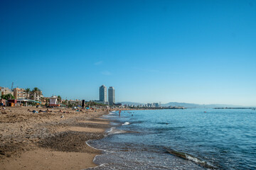 San Sebastian Beach. Barcelona, Spain