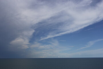 Naklejka na ściany i meble storm clouds over the sea