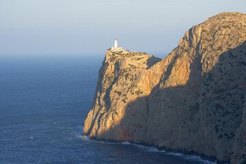 Faro de Formentor (1863). Cap de Formentor.Pollença.Mallorca.Baleares.España.