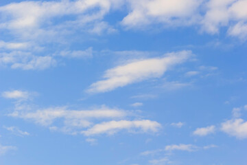 beautiful white cloud on blue sky background