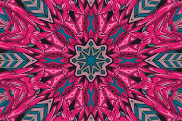 Abstract kaleidoscope background