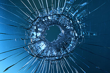 background bullet hole glass abstract crime gun shot