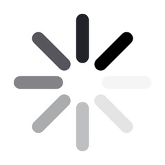 simple loading or buffering icon design