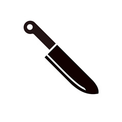  Kitchen knife - simple vector icon