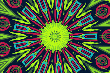 Background abstract pattern texture illustration unique kaleidoscope design