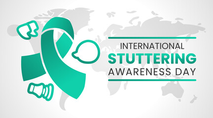 International Stuttering Awareness Day Concept