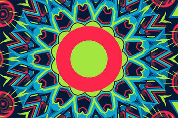 Background abstract pattern texture illustration unique kaleidoscope design