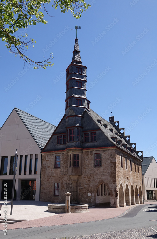 Wall mural rathaus in korbach