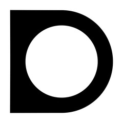 abstract futuristic trendy geometric in black shape design. creative contemporary for design element decoration.