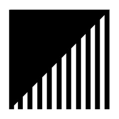 abstract futuristic trendy geometric in black shape design. creative contemporary for design element decoration.